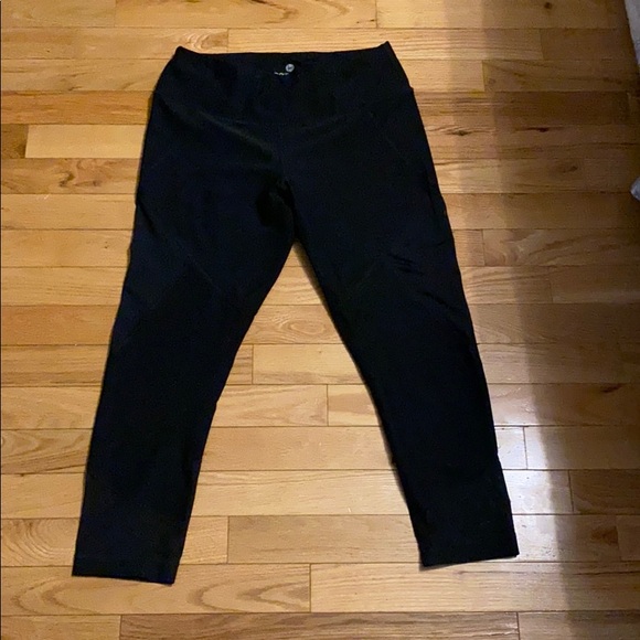 Cropped mesh black leggings - Picture 3 of 6